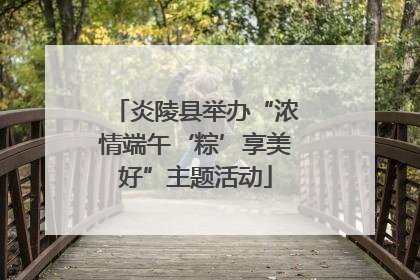 炎陵县举办“浓情端午‘粽’享美好”主题活动