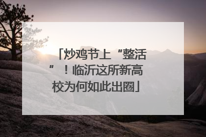 炒鸡节上“整活”！临沂这所新高校为何如此出圈
