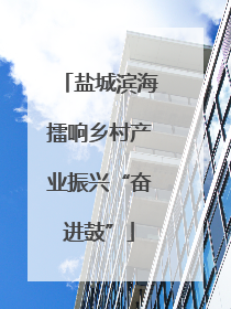 盐城滨海擂响乡村产业振兴“奋进鼓”
