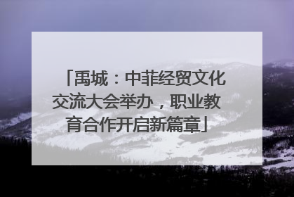 禹城：中菲经贸文化交流大会举办，职业教育合作开启新篇章