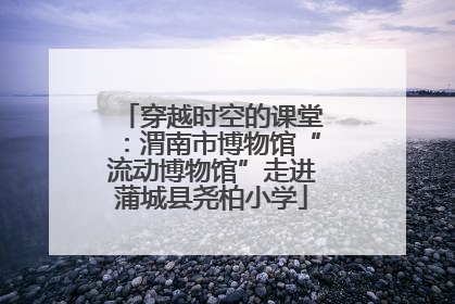 穿越时空的课堂：渭南市博物馆“流动博物馆”走进蒲城县尧柏小学