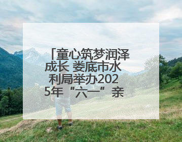童心筑梦润泽成长 娄底市水利局举办2025年“六一”亲子趣味活动