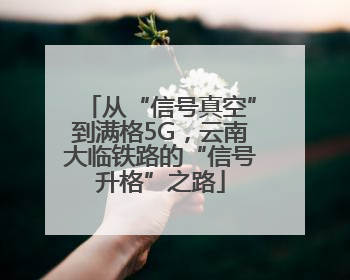 从“信号真空”到满格5G，云南大临铁路的“信号升格”之路