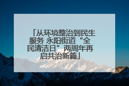 从环境整治到民生服务 永阳街道“全民清洁日”两周年再启共治新篇