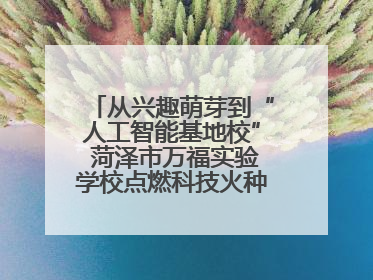 从兴趣萌芽到“人工智能基地校” 菏泽市万福实验学校点燃科技火种，赋能未来人才