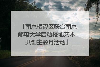 南京栖霞区联合南京邮电大学启动校地艺术共创主题月活动