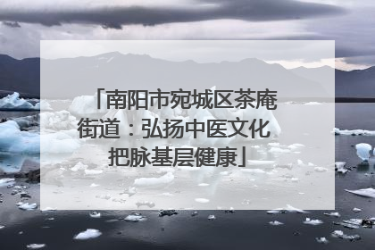 南阳市宛城区茶庵街道：弘扬中医文化 把脉基层健康