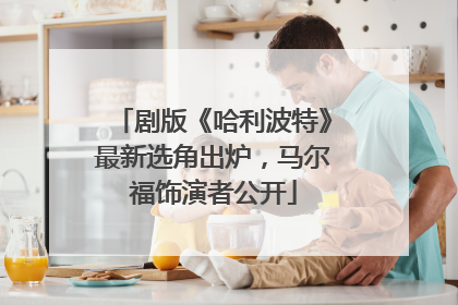 剧版《哈利波特》最新选角出炉，马尔福饰演者公开