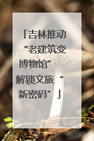 吉林推动“老建筑变博物馆” 解锁文旅“新密码”
