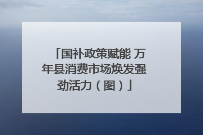 国补政策赋能 万年县消费市场焕发强劲活力（图）
