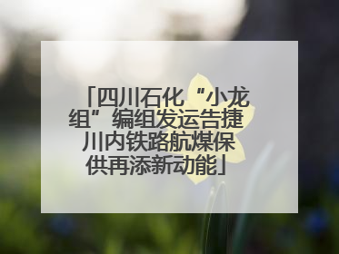 四川石化“小龙组”编组发运告捷 川内铁路航煤保供再添新动能