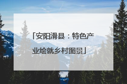 安阳滑县：特色产业绘就乡村图景