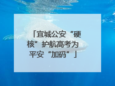 宜城公安“硬核”护航高考为平安“加码”