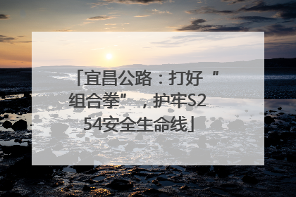 宜昌公路：打好“组合拳”，护牢S254安全生命线