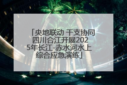 央地联动 干支协同 四川合江开展2025年长江-赤水河水上综合应急演练