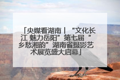 央媒看湖南丨“文化长江 魅力岳阳”第七届“乡愁湘韵”湖南省摄影艺术展览盛大启幕