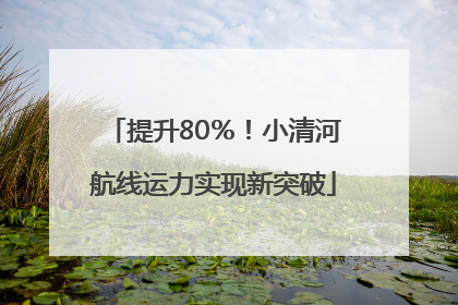 提升80％！小清河航线运力实现新突破