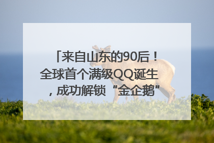 来自山东的90后！全球首个满级QQ诞生，成功解锁“金企鹅”，是继承父亲账号