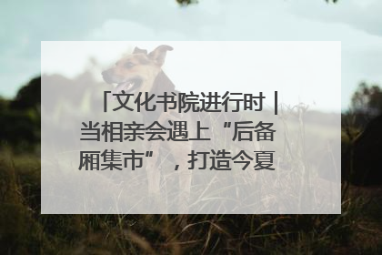 文化书院进行时｜当相亲会遇上“后备厢集市”，打造今夏独有的浪漫