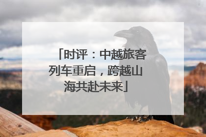 时评：中越旅客列车重启，跨越山海共赴未来