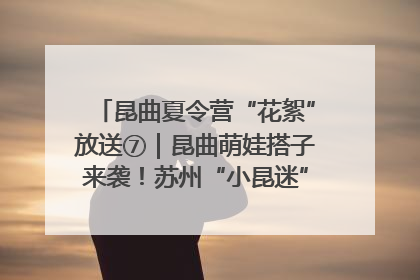 昆曲夏令营“花絮”放送⑦｜昆曲萌娃搭子来袭！苏州“小昆迷”姐弟期待同台演绎“姑苏水磨调”