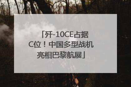 歼-10CE占据C位！中国多型战机亮相巴黎航展