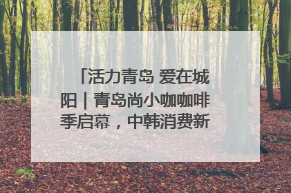 活力青岛 爱在城阳｜青岛尚小咖咖啡季启幕，中韩消费新场景点燃夏日热情