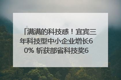 满满的科技感！宜宾三年科技型中小企业增长60% 斩获部省科技奖6项｜您牵挂的四川