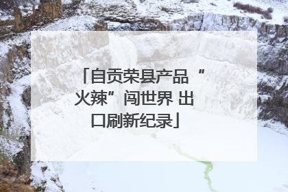自贡荣县产品“火辣”闯世界 出口刷新纪录
