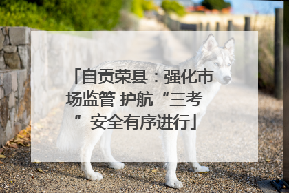 自贡荣县：强化市场监管 护航“三考”安全有序进行