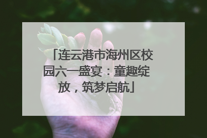 连云港市海州区校园六一盛宴：童趣绽放，筑梦启航