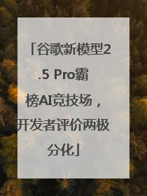 谷歌新模型2.5 Pro霸榜AI竞技场，开发者评价两极分化