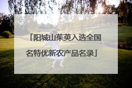 阳城山茱萸入选全国名特优新农产品名录