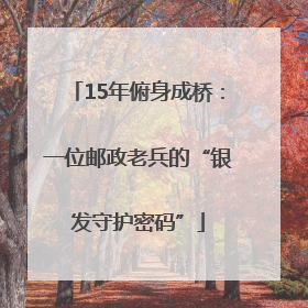 15年俯身成桥：一位邮政老兵的“银发守护密码”