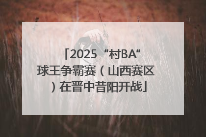 2025“村BA”球王争霸赛（山西赛区）在晋中昔阳开战