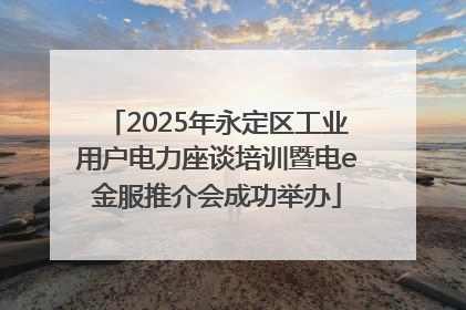 2025年永定区工业用户电力座谈培训暨电e金服推介会成功举办