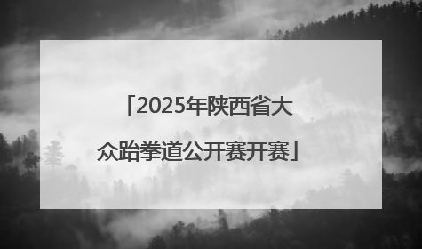 2025年陕西省大众跆拳道公开赛开赛