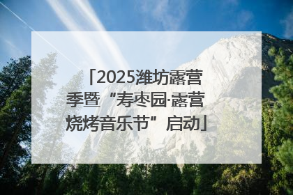 2025潍坊露营季暨“寿枣园·露营烧烤音乐节”启动