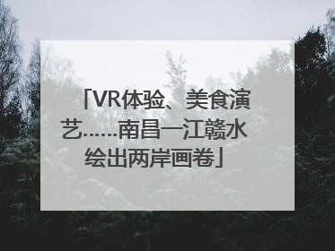 VR体验、美食演艺……南昌一江赣水绘出两岸画卷